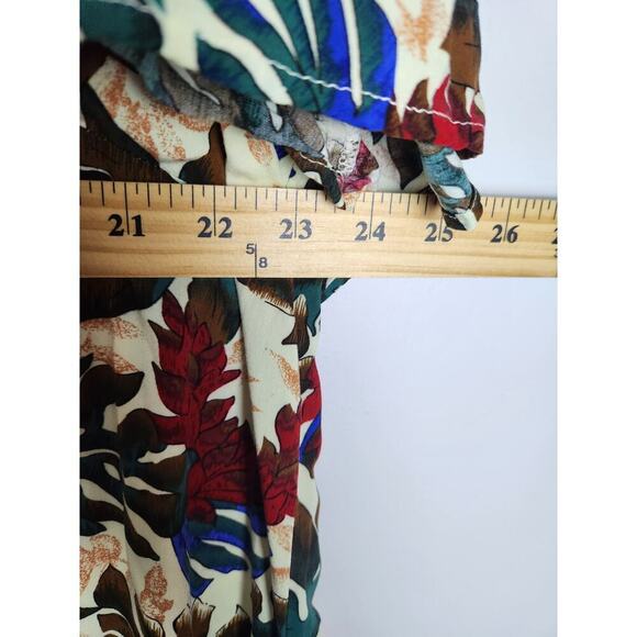 Hilo Hattie tropical Midi Dress sz 3X made in Hawaii artsy beachy flowy - Picture 6 of 7